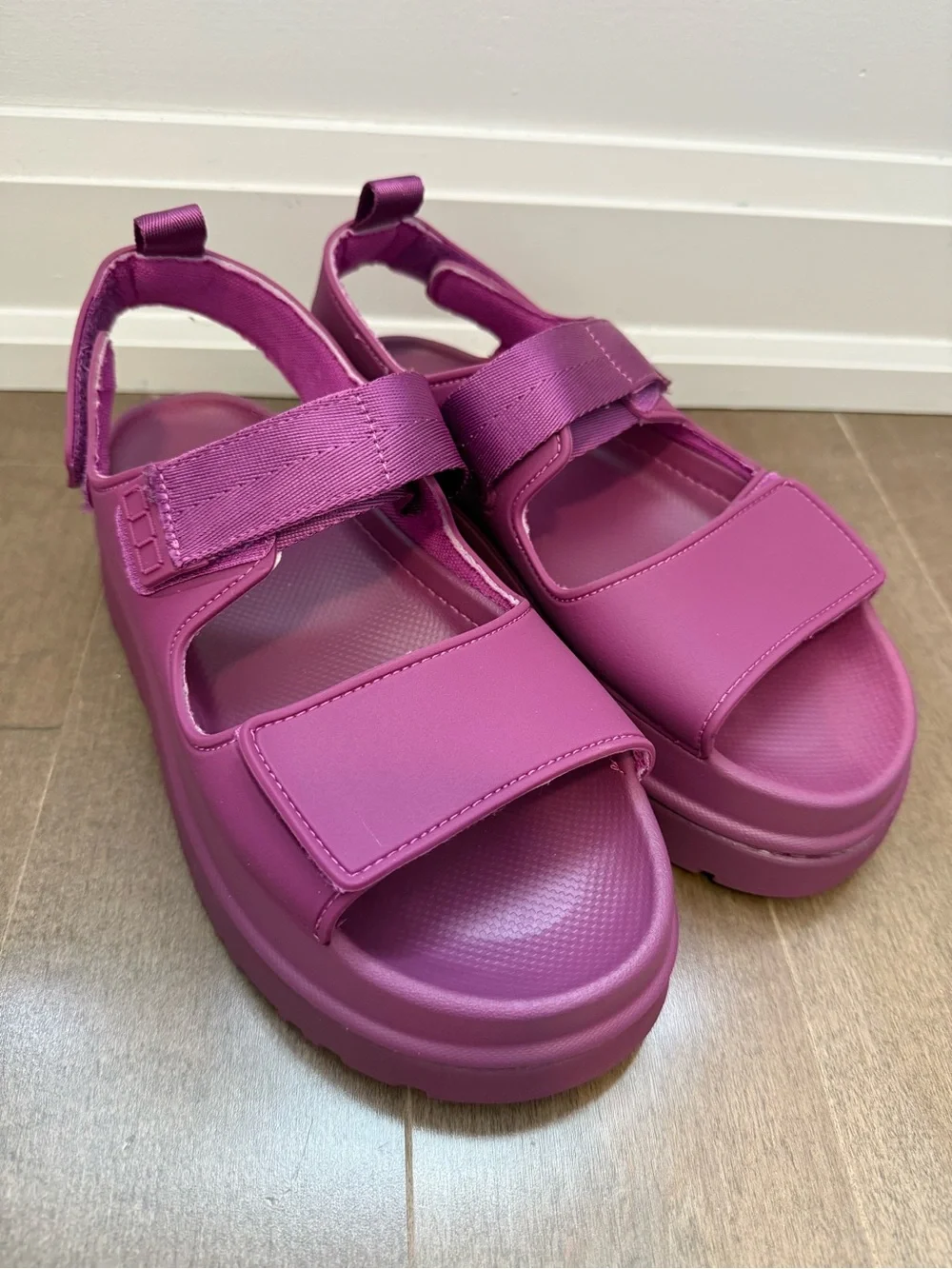 Dream Pairs Chunky Platform Adjustable Hook and Loop Summer Sandals size 7 - Picture 2 of 6
